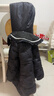 鴨鴨2025新款冬季中大童女童加厚中長(cháng)款羽絨服保暖外套 黑色 130 曬單實(shí)拍圖