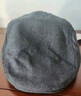 羅蒙羊毛帽男秋冬季護耳鴨舌前進(jìn)帽子送爸爸長(cháng)輩大碼防風(fēng)防寒加厚 曬單實(shí)拍圖