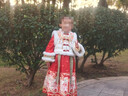 安妮優(yōu)兒 ANNEYOL漢服女童冬季兒童馬面裙過(guò)年喜慶唐裝2025新款冬裝國風(fēng)新年拜年服 紅色【送同款毛領(lǐng)】 110 曬單實(shí)拍圖