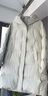 熱風(fēng)（Hotwind）外套女2025年冬季新款女士休閑連帽長(cháng)款休閑鴨絨保暖羽絨服 07綠色 M 充絨量165g 曬單實(shí)拍圖