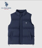 U.S. POLO ASSN.馬甲男加厚保暖秋冬寬松休閑立領(lǐng)無(wú)袖背心男裝外套 曬單實(shí)拍圖