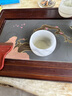 鶴楿茶功夫茶具2024新款琉璃茶具套裝輕奢茶杯家用蓋碗高端高檔泡茶全套 水墨琉璃9頭-禮盒裝 曬單實(shí)拍圖