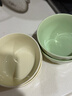 佩爾森奶油風(fēng)米飯碗家用2025新款高顏值陶瓷吃飯碗盤(pán)餐具4.75英寸4只裝 曬單實(shí)拍圖