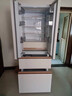 美菱（MeiLing）小確杏502升法式多門(mén)冰箱大容量雙系統70cm寬制冰超薄零嵌入底部散熱白色BCD-502WFPU9CZX國家補貼 曬單實(shí)拍圖