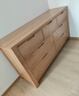 源氏木語(yǔ)全實(shí)木橡木五斗柜收納七斗柜臥室客廳家具電視柜簡(jiǎn)約抽屜儲物柜子 原木色五斗柜95.9*40.2*96.3cm 整裝 曬單實(shí)拍圖