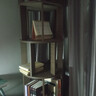 林之語(yǔ)旋轉書(shū)架360度實(shí)木書(shū)柜置物架落地一體靠墻可移動(dòng)轉角立式小窄柜 【熱賣(mài)6層】44*197.8CM黑橡木色 曬單實(shí)拍圖