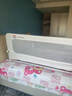 兔貝樂(lè )嬰兒童床圍欄寶寶護欄防摔防護欄床圍防掉床邊擋板 2.0芝白一面 曬單實(shí)拍圖