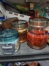 龍士達玻璃瓶密封罐套裝 儲物罐4件套 泡酒瓶泡菜壇子雜糧茶葉干果零食 曬單實(shí)拍圖