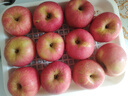 京鮮生 煙臺紅富士蘋(píng)果 凈重10斤 單果190g以上 生鮮水果 禮盒裝 曬單實(shí)拍圖