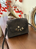 CinvaiKrose官方店絲光柔霧凱莉包包女包2026新款大容量斜挎包生日情人節禮物 烏木色【小款】ebony【送女友老婆女生禮物走心】 曬單實(shí)拍圖