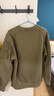 馬登工裝美式加絨衛衣橄欖綠色套頭加厚保暖圓領(lǐng)外穿熱粒絨外套男冬 苔蘚綠 加絨 【衛衣男款2026新款/運動(dòng)套頭衫/圣誕禮物】 L 曬單實(shí)拍圖