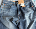 Levi's李維斯25年秋冬新款男士美式505標準直筒潮流休閑牛仔長(cháng)褲 曬單實(shí)拍圖