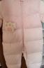 巴拉巴拉童裝嬰兒連體衣羽絨服假兩件寶寶衣服冬裝外出男童女童保暖厚時(shí)尚 曬單實(shí)拍圖