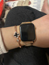 適用于蘋(píng)果手機智能手表女士藍牙電話(huà)NFC運動(dòng)手表生日禮物送女友 【手鏈手鐲禮盒】玫金鋼帶 曬單實(shí)拍圖