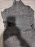 恒源祥100%純羊毛衫女2025秋冬新款半拉鏈翻領(lǐng)毛衣寬松時(shí)尚針織打底衫厚 灰色 L 建議 【108-118斤穿】 110 曬單實(shí)拍圖