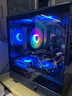 愛(ài)國者V60 海景房機箱全景無(wú)立柱MATX高顏值240水冷臺式電腦臺式機主機箱 黑色+極光ARGB風(fēng)扇（3正2反） 曬單實(shí)拍圖