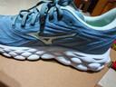 美津濃（MIZUNO）25年新款 運動(dòng)鞋男女跑步鞋透氣緩震回彈慢跑鞋WAVE SKY 8 曬單實(shí)拍圖