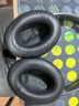 鵬谷適用于bose qc35二代耳罩博士qc45耳機罩原配耳機套小羊皮柔軟海綿降噪25通用配件原配皮-黑色 曬單實(shí)拍圖