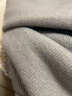 軟糯韓系灰色半拉鏈毛衣女秋冬季加厚寬松慵懶風(fēng)高級感針織衫上衣 灰色 S 曬單實(shí)拍圖