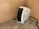 奧克斯（AUX） 取暖器家用暖風(fēng)機暖風(fēng)扇落地桌面電暖器便攜式電暖氣片烤火取暖爐熱風(fēng)機 白色（2000W/3檔調節/帶溫控） 曬單實(shí)拍圖