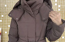 波司登（BOSIDENG）鵝絨羽絨服商場(chǎng)熱賣(mài)同款女短款保暖外套4148M 栗子可可7C84 XS 155/80A 體重約100斤以?xún)?曬單實(shí)拍圖