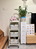 優(yōu)勤書(shū)包置物架可移動(dòng)小推車(chē)收納架家用多層桌下滑輪柜放書(shū)本神器 曬單實(shí)拍圖