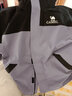 駱駝（CAMEL）硬殼抓絨沖鋒衣三合一加厚登山服31150凝夜紫幻影黑男女款M 曬單實(shí)拍圖