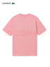LACOSTE法國鱷魚(yú)女裝寬松型舒適純棉短袖純色簡(jiǎn)約圓領(lǐng)T恤|TF7215 QDS/碧璽粉 L (170) 40 曬單實(shí)拍圖