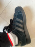 阿迪達斯（adidas）三葉草系列 男女 SUPERSTAR II 休閑鞋 KI9520 黑色 40.5 曬單實(shí)拍圖