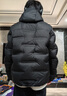 安踏（ANTA）面包羽絨服丨六度芯樊振東同款鵝絨服外套男冬季短款加厚棉服男裝 【鵝絨85% XL155g】基礎黑-5 2XL (男185) 曬單實(shí)拍圖