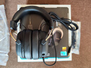 漫步者（EDIFIER）G5plus頭戴式游戲耳機有線(xiàn)電競賽事級電腦筆記本吃雞fps耳麥USB7.1聲道降噪全指向麥克風(fēng)3.5mm接口 黑金色【小金標】+送耳機支架 曬單實(shí)拍圖