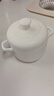 拜杰陶瓷碗燉盅瓦罐湯碗隔水內膽蒸蛋燕窩餐具雙耳雙蓋燉盅中號410ml 曬單實(shí)拍圖