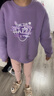 唐獅童裝女童羊羔絨衛衣休閑加絨保暖上衣兒童加厚衣服 香芋紫 160 曬單實(shí)拍圖