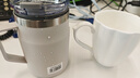 樂(lè )扣樂(lè )扣（LOCK&LOCK） 遇見(jiàn)咖啡杯保溫保冷桌面杯男女辦公水杯子475ML白色LHC4219WHT 曬單實(shí)拍圖