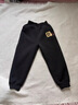 真維斯兒童加絨褲子新年男童羊羔絨長(cháng)褲女童加厚保暖褲中大童馬年童裝 黑 仰望小馬X 130 曬單實(shí)拍圖