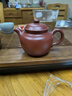 百年利永 宜興純全手工紫砂壺原礦大紅袍孟臣蓮子壺功夫茶具泡茶壺140cc 孟臣蓮子 140ml 曬單實(shí)拍圖