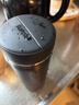 蘇泊爾（SUPOR）保溫杯316L不銹鋼水杯帶茶濾泡茶保溫杯便攜車(chē)載商務(wù)杯子 星河黑 450ml 曬單實(shí)拍圖