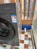 海爾（Haier）滾筒洗衣機10KG全自動(dòng)家用大容量 一級變頻+超薄+1.1高洗凈比+高溫洗+雙噴淋 政府補貼XQG100-608H 曬單實(shí)拍圖