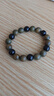 綠檀木黑曜石手串男士女款手鏈屬水轉運珠本命年生日禮物 綠檀黑曜石手串12mm(12綠檀6曜石 曬單實(shí)拍圖