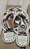 havaianas哈唯納SlimTucano植物印花人字拖度假外穿平底夾腳拖鞋 0121-米色 37-38 曬單實(shí)拍圖