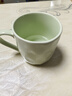 彩致（CAIZHI）馬克杯家用陶瓷水杯學(xué)生泡茶杯辦公室咖啡杯 奶油綠CZ6788 曬單實(shí)拍圖