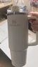 STANLEY保溫杯水杯巨無(wú)霸吸管杯大容量杯子保溫保冷車(chē)載家居辦公男女禮物 【熱賣(mài)TOP2】米白- 887ml 曬單實(shí)拍圖