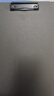得力（deli）A4書(shū)寫(xiě)板夾 文件夾會(huì )議資料夾書(shū)寫(xiě)板夾寫(xiě)字板辦公書(shū)寫(xiě)墊板試卷收納夾 辦公學(xué)習PE122灰色 曬單實(shí)拍圖