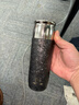 琪虎純鈦保溫杯高檔燜茶杯茶水分離水杯戶(hù)外泡茶禮品定制幻影黑400ml 曬單實(shí)拍圖