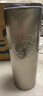 星巴克（Starbucks）杯子 雪耀奇境系列棱高顏值桌面水杯大容量便攜隨行杯 男女士送禮 灰色貓眼款不銹鋼吸管杯790ml 曬單實(shí)拍圖