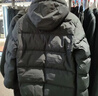 太平鳥(niǎo)男裝 【95%進(jìn)口鴨絨】連帽羽絨服冬面包服防寒短款排骨外套 15D暗影黑(闊型)第二批 3XL 曬單實(shí)拍圖
