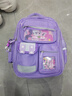 靚寶寶女童減負護脊書(shū)包小學(xué)生兒童一年級女孩三到六小馬寶莉大容量超輕 小號紫色(不含補習袋) 曬單實(shí)拍圖