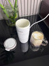 膳魔師（THERMOS）奶泡機多功能奶泡杯電動(dòng)打奶泡器戶(hù)外車(chē)載便攜燒水壺咖啡攪拌杯牛奶燒水杯加熱杯EHA-5610A-W 白色 曬單實(shí)拍圖