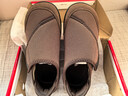 LINBUXAN大頭寬腳媽媽鞋拇外翻老人鞋舒適中老年人腳腫專(zhuān)用鞋軟底奶奶布鞋 棕色(女)前腳掌加寬加肥 38 標準運動(dòng)碼 曬單實(shí)拍圖