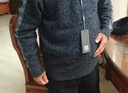 SHANSHAN杉杉【重磅550g】羊毛衫男冬季加厚毛衣中年爸爸裝100%羊毛針織衫 黑灰色 L /175 曬單實(shí)拍圖